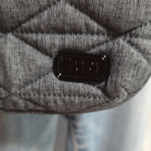 Lug Roundabout Quilted Wallet Crossbody Bag - Characol Gray - Picture 2 of 16